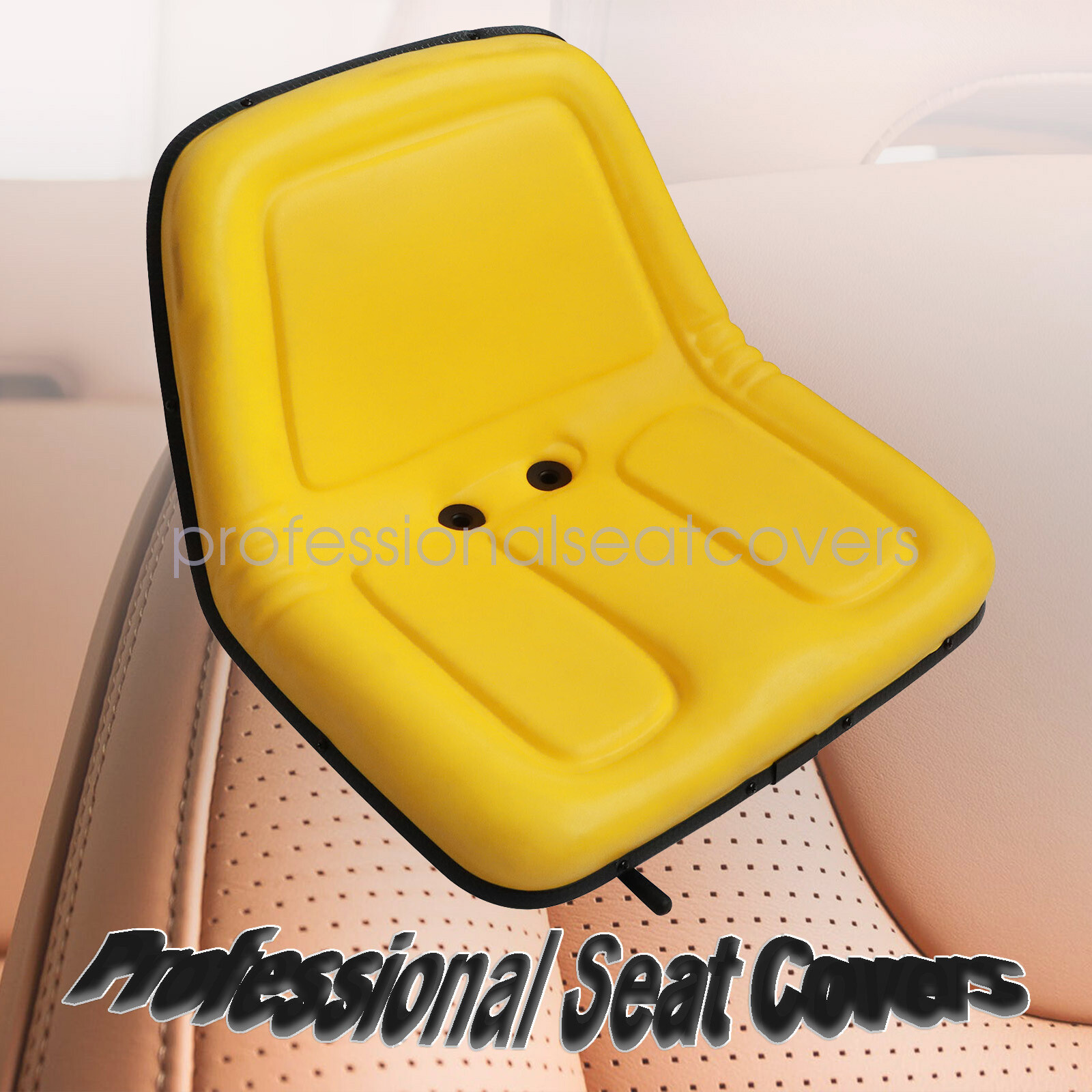 For John Deere 170 322 330 332 400 420 430 Lawn Mower Garden Tractor Seat Yellow