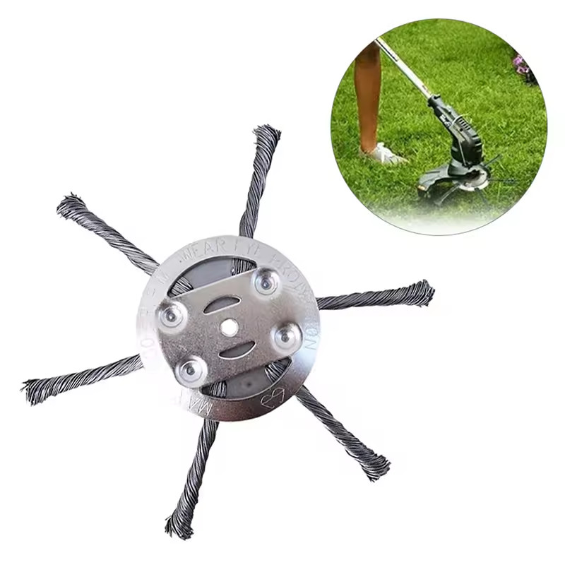 Universal Steel Wire Trimmer Head,Weed Eater Head,Kit For Gardening Lawnmower