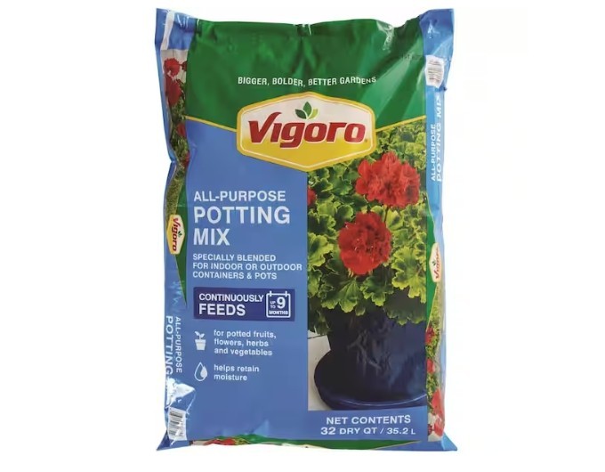 32 qt. All Purpose Potting Soil Mix for Indoor or Outdoor Use for Fruits, Flower