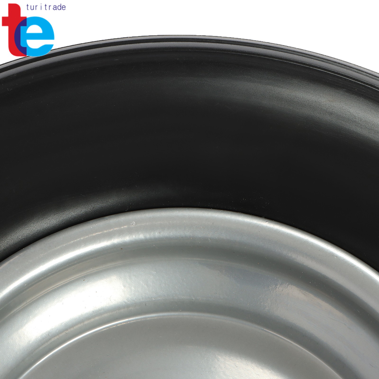 2Pcs 14.5×4-8″ Solid Tire & Wheel 5/8″ Bearing For Garden Cart Wheelbarrow Tires