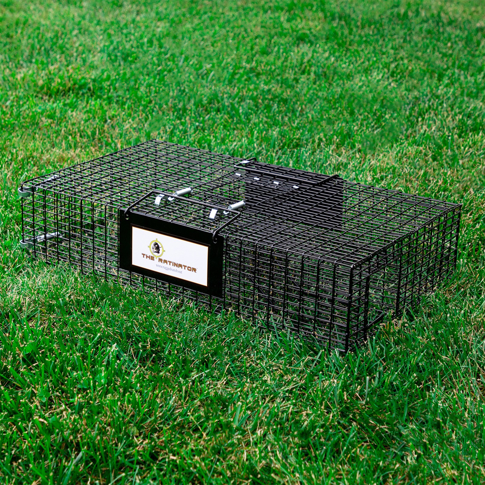 Rugged Ranch RATTR Live Rat Squirrel Chipmunk Metal 2 Door Trap Cage (Open Box)