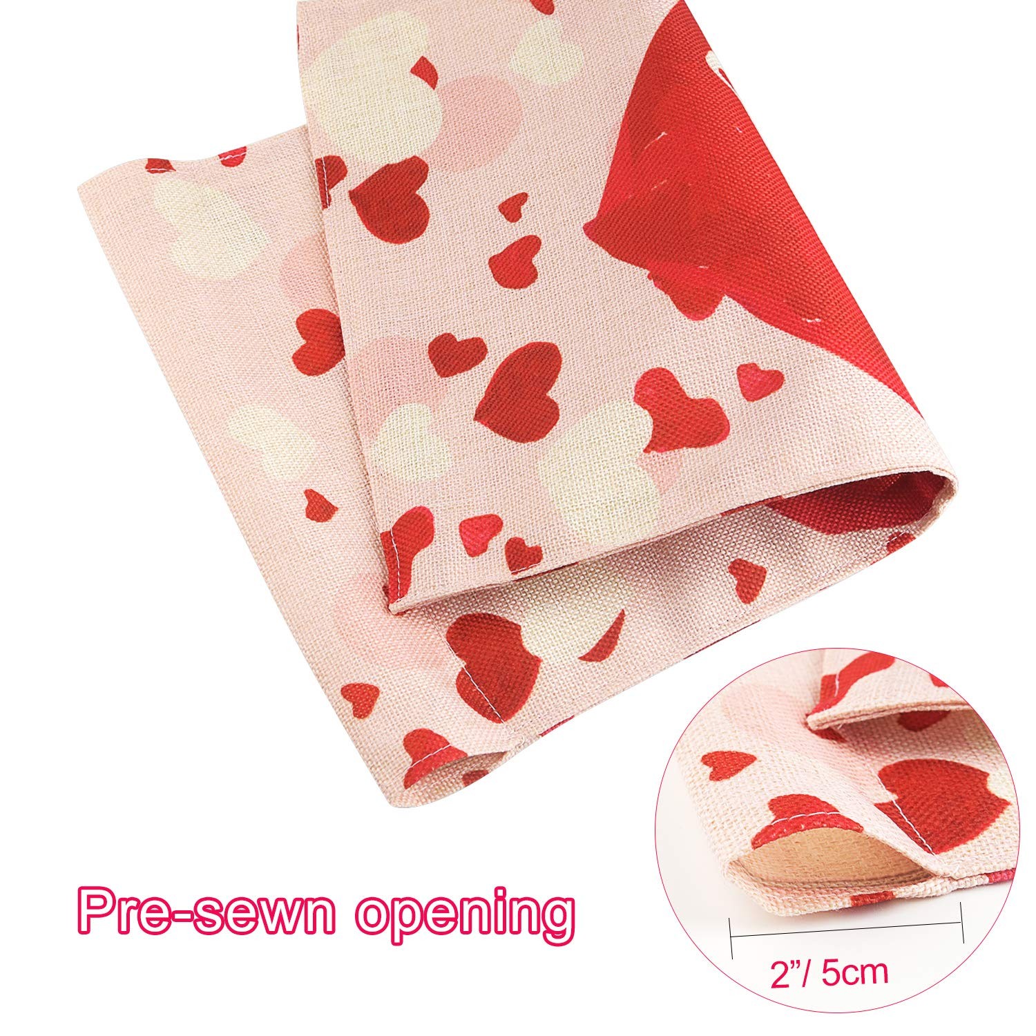TUPARKA 12 X 18 Inches Valentine’s 12 x 18 inches, Red-Valentine Sweet Love