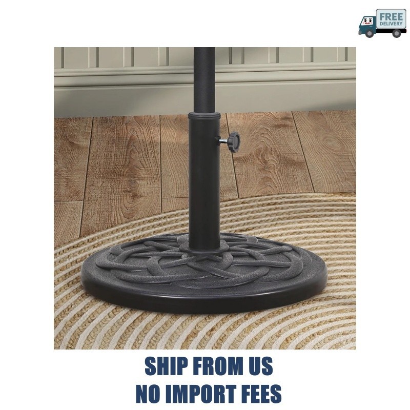 Abble Garden Patio Umbrella Base, Outdoor Market Umbrella Stand, Backyard Umbrel