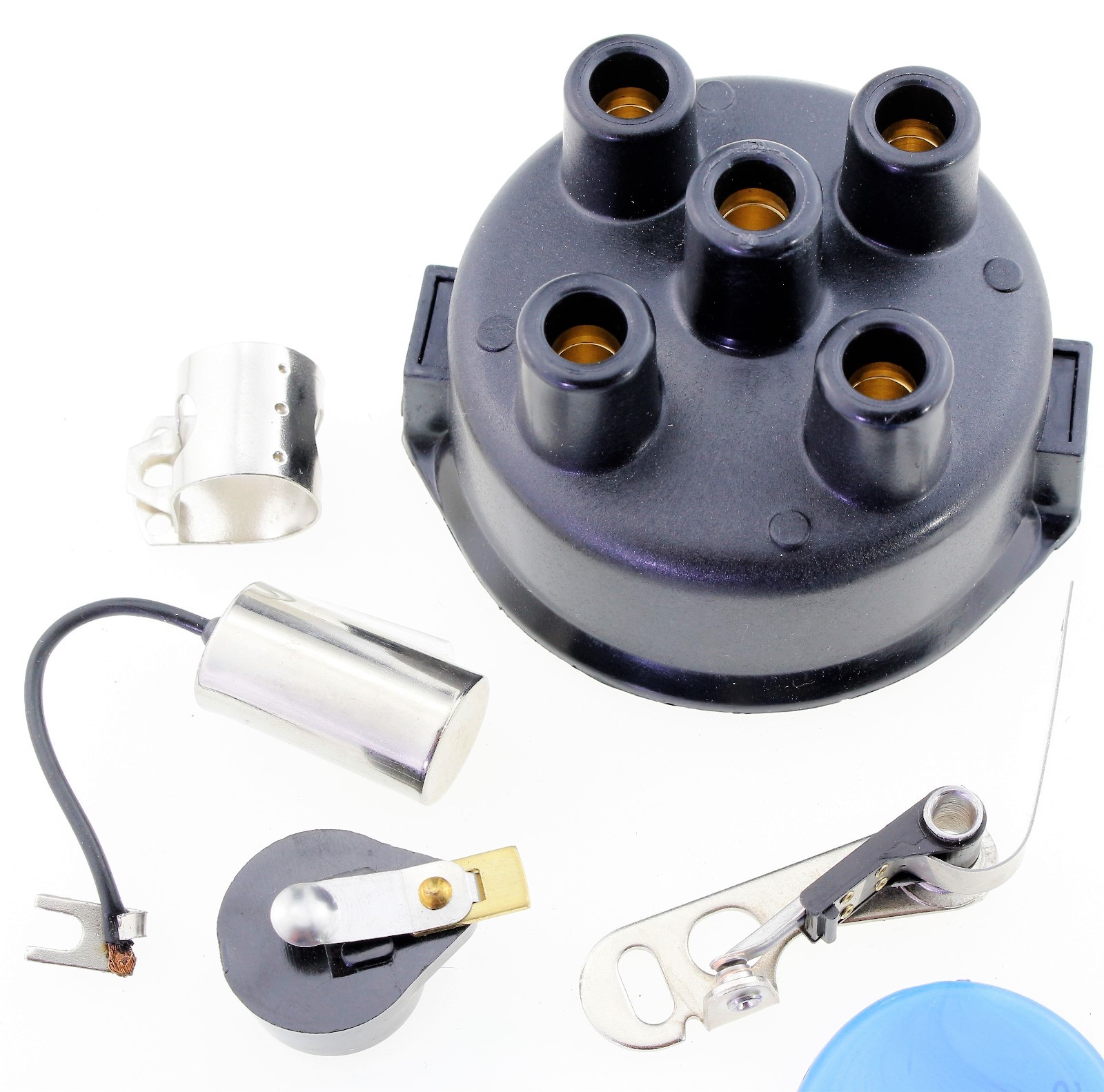 Distributor Cap Points fits Clark IT40 Continental F162 with Delco 1112604 D42