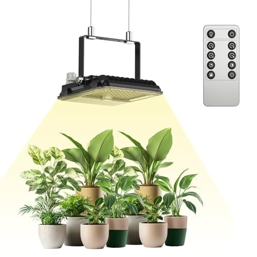 Dimmable LED Grow Light, 3000K 5000K 660nm 730nm Full Spectrum 45W (340W