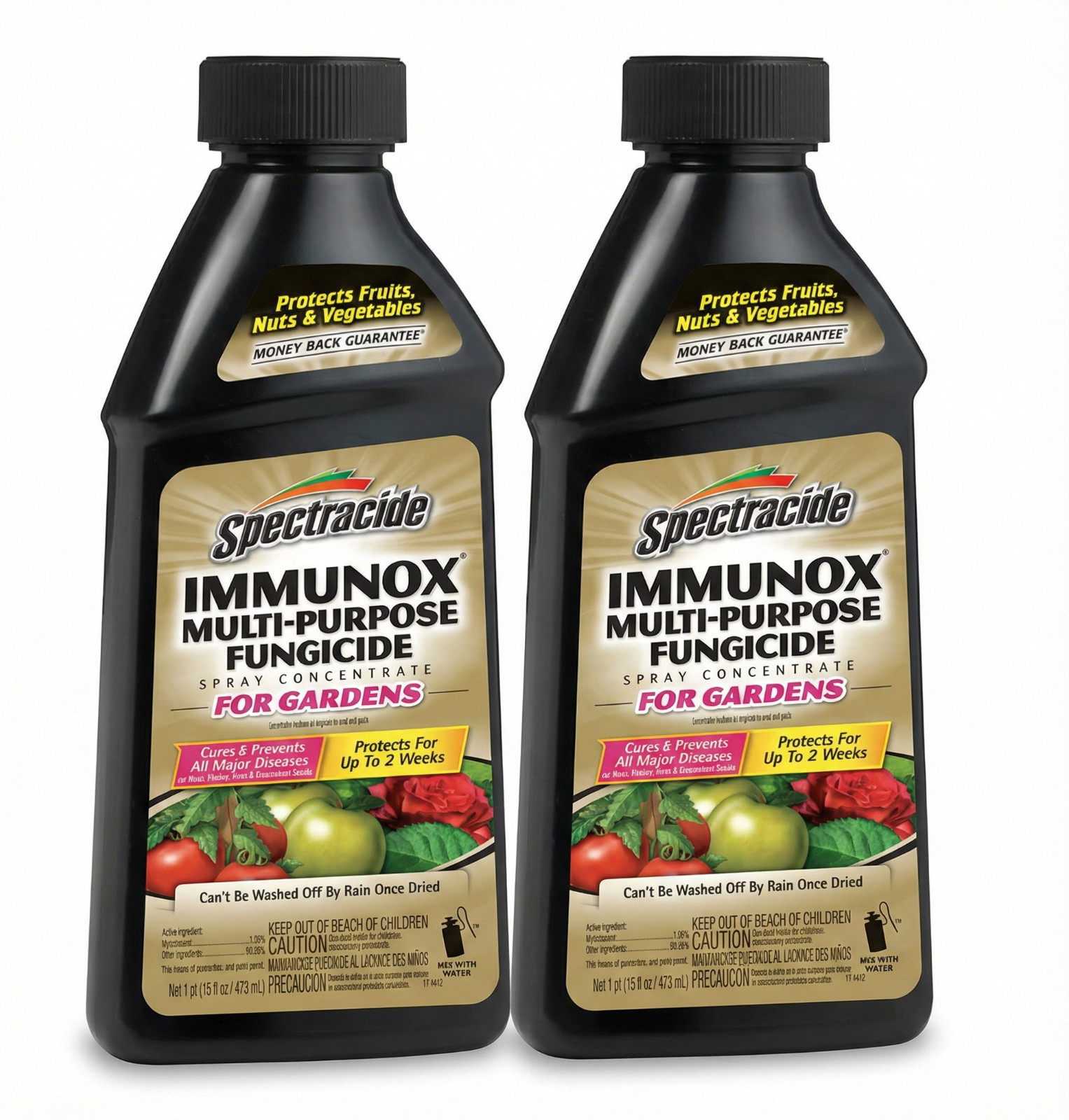 2-PACK Spectracide Immunox Multi-Purpose Fungicide Spray Concentrate 32oz total