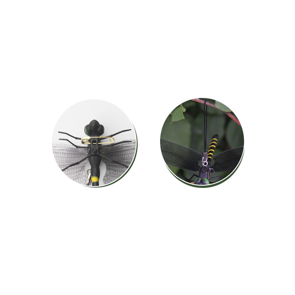 Simulation Dragonfly Insect Model Mosquito Repellent For Garden 4 Pcs