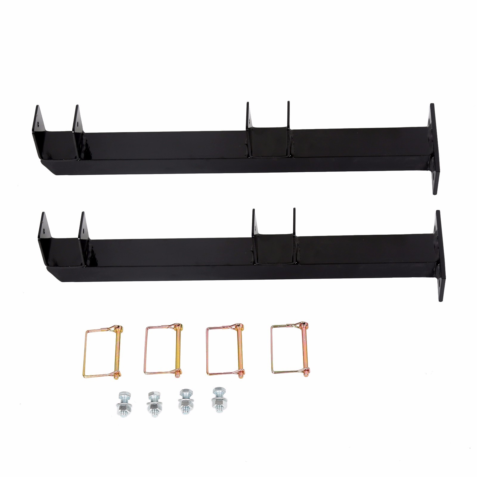 2 Place Weeder Trimmer Rack Holders Carrier For Open Landscape Truck Trailer