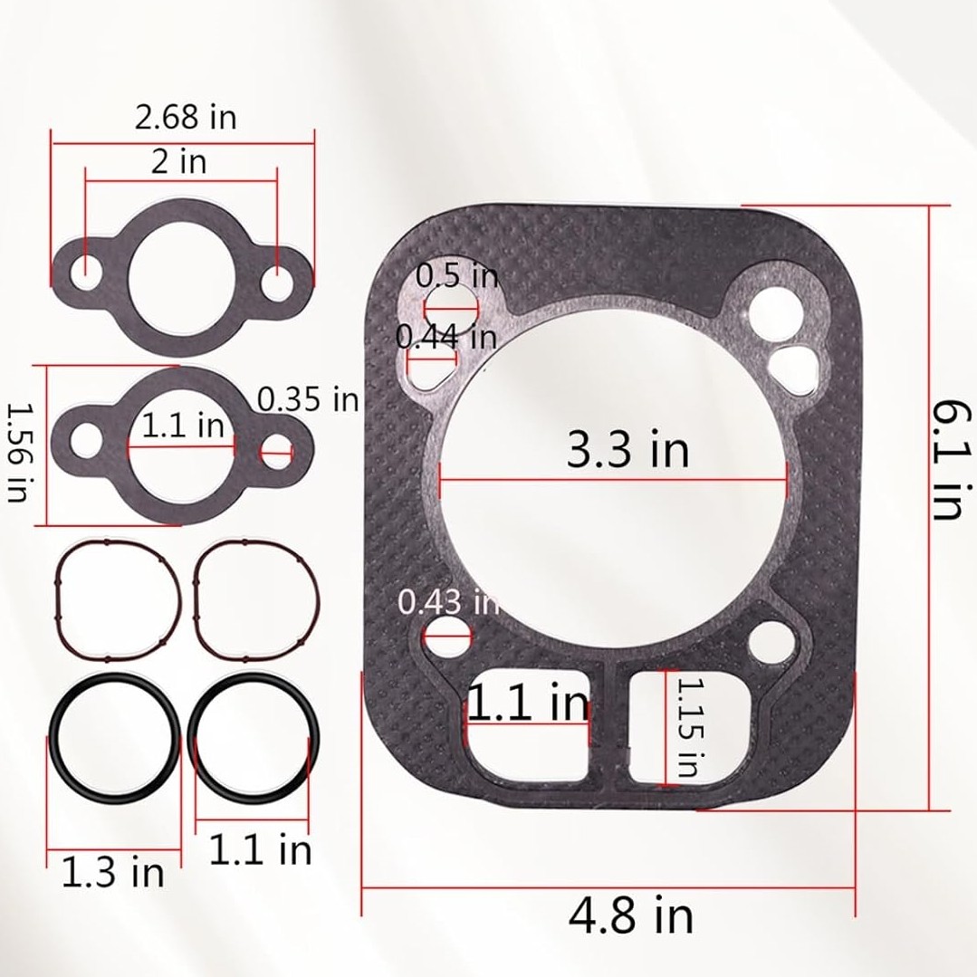 2x Engine Cylinder Head Gasket For Kohler KT715, KT725, KT730, KT735 32-841-02-S