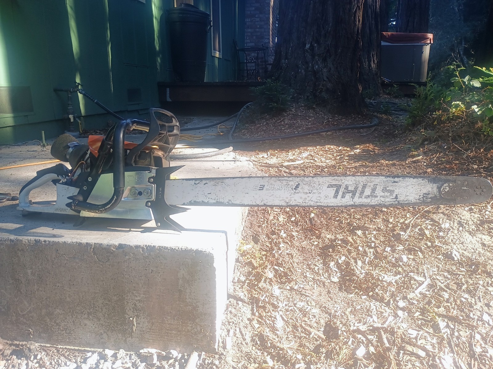 Stihl MS500i Fuel Injected West Coast Saw Used Chainsaw