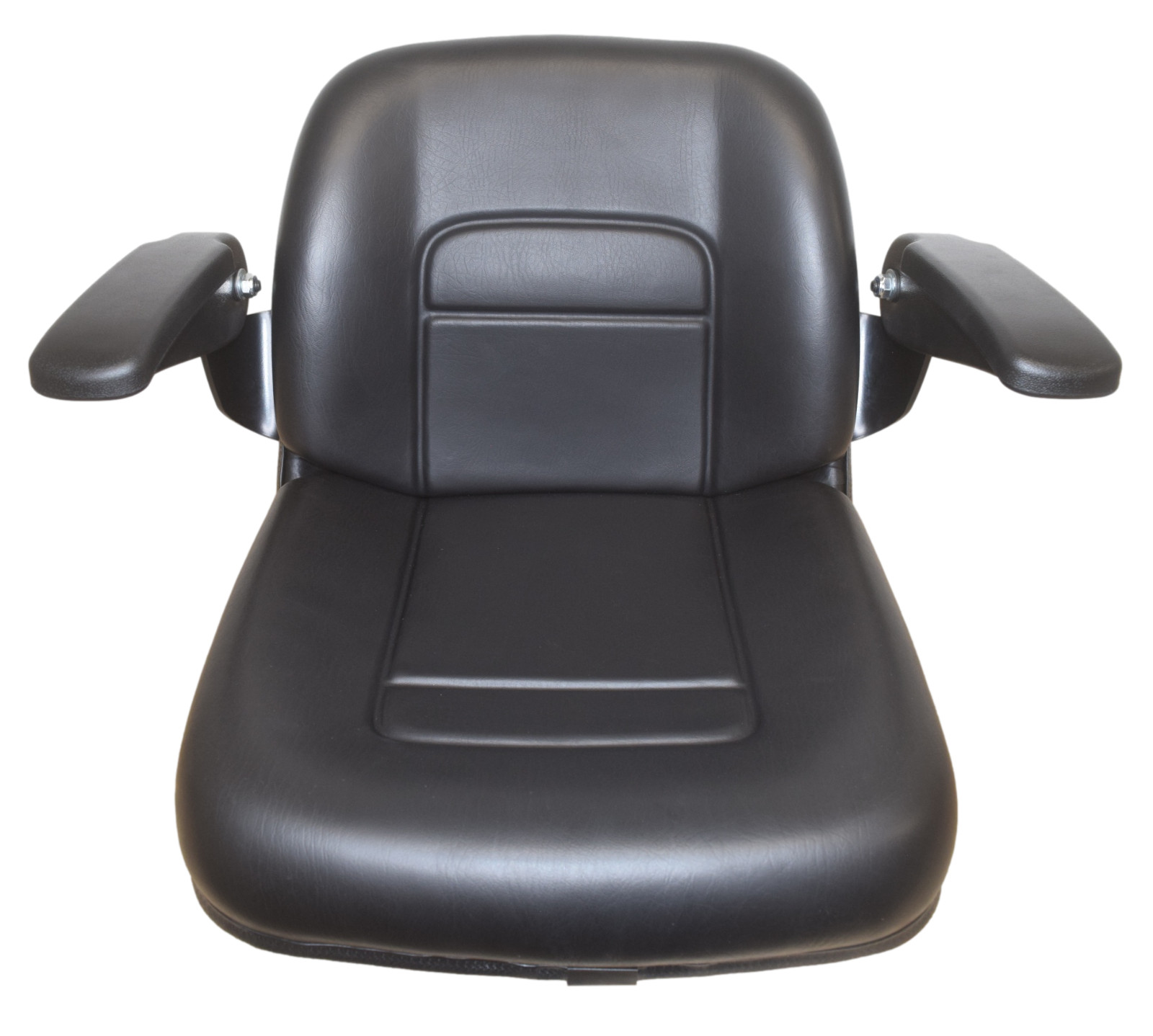 High Back Lawn Mower Seat w/ Armrests Black Gravely, Husqvarna, Hustler