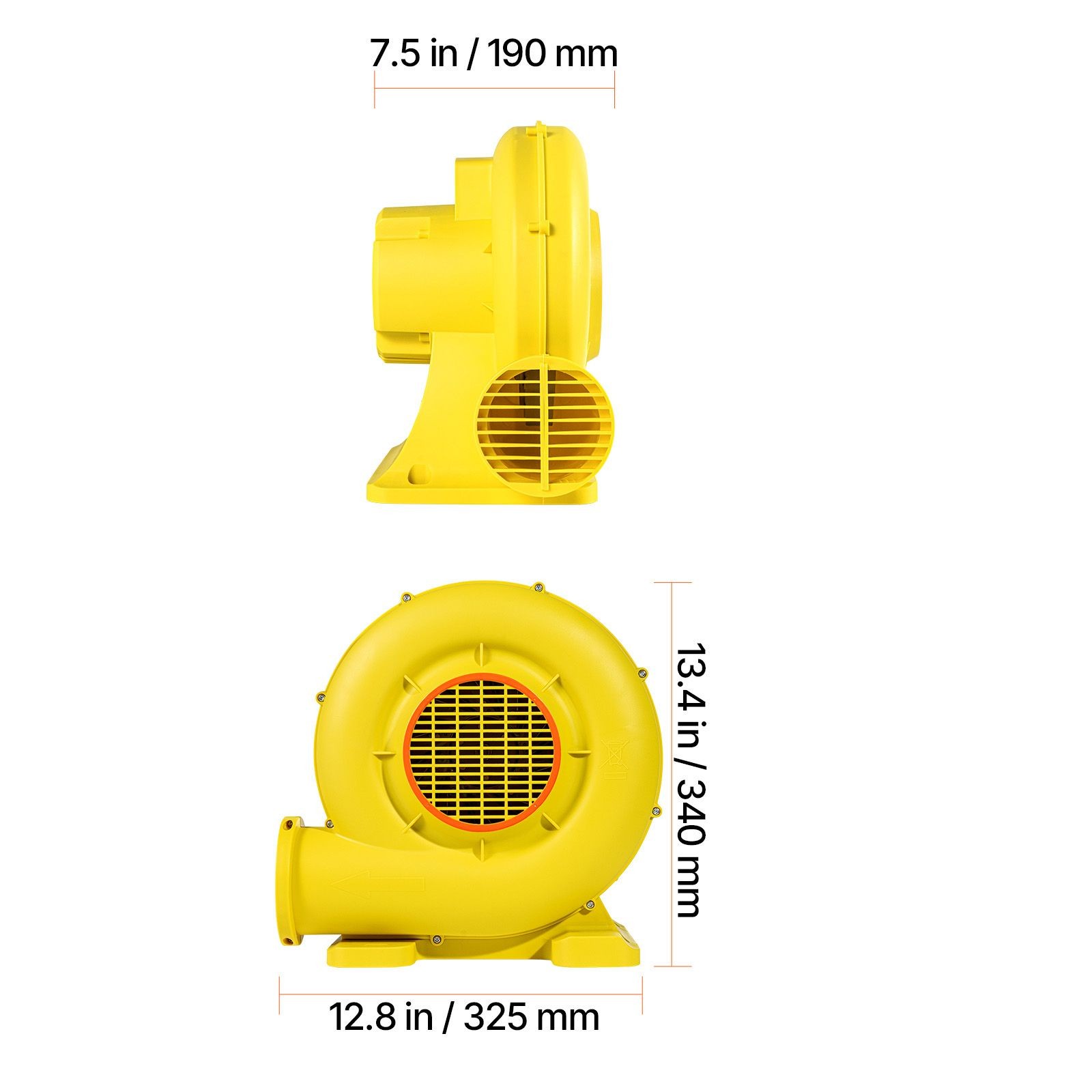 Inflatable Blower, 680&750W, 1.0HP Bounce House Blower, Pump Commercial Air