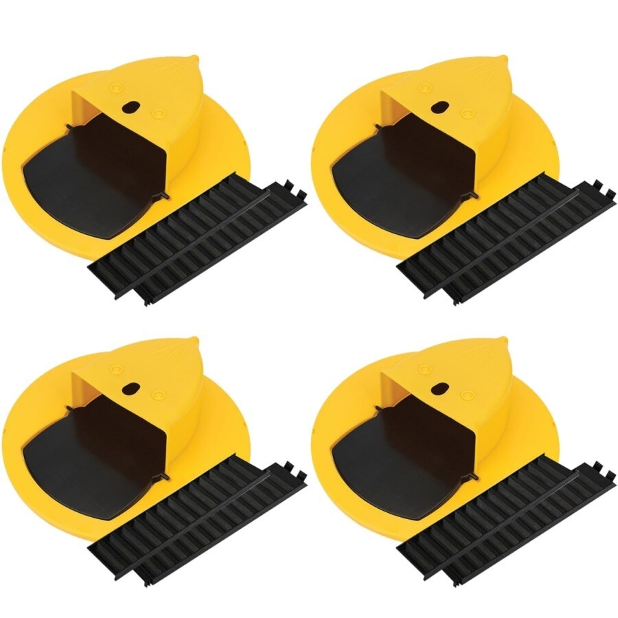 4-PACK Bucket Lid Mouse Rat Trap Bucket Mousetrap Catcher US FAST SHIPPING