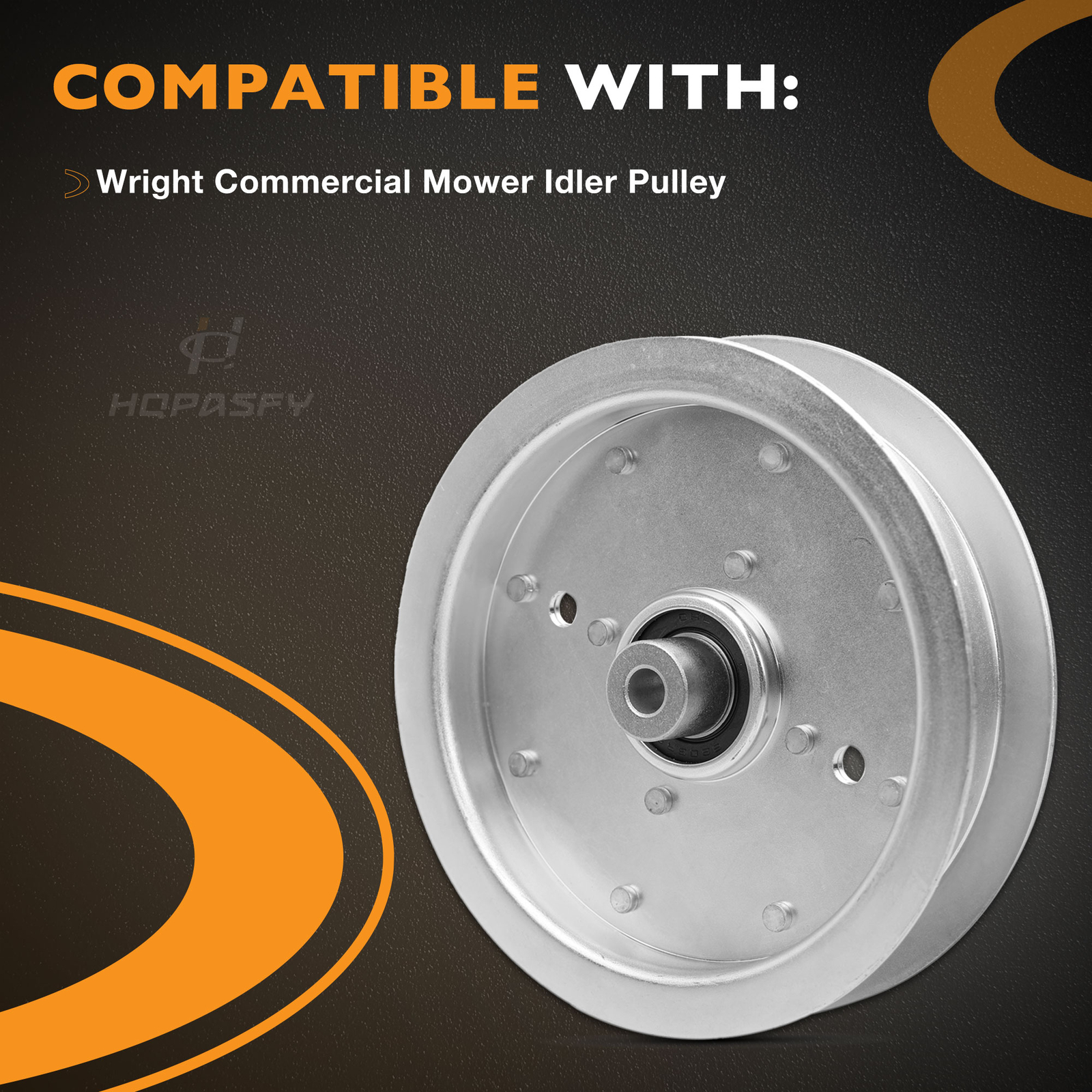 71460009 Flat Idler Pulley For Wright Commercial Lawn Mower Idler Pulley
