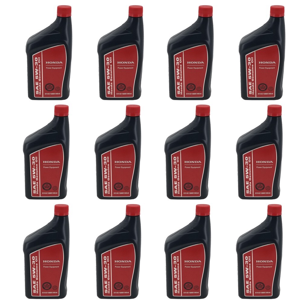 Genuine OEM Honda 08207-5W30 Quart of SAE 5W-30 Motor Oil – 12 PACK