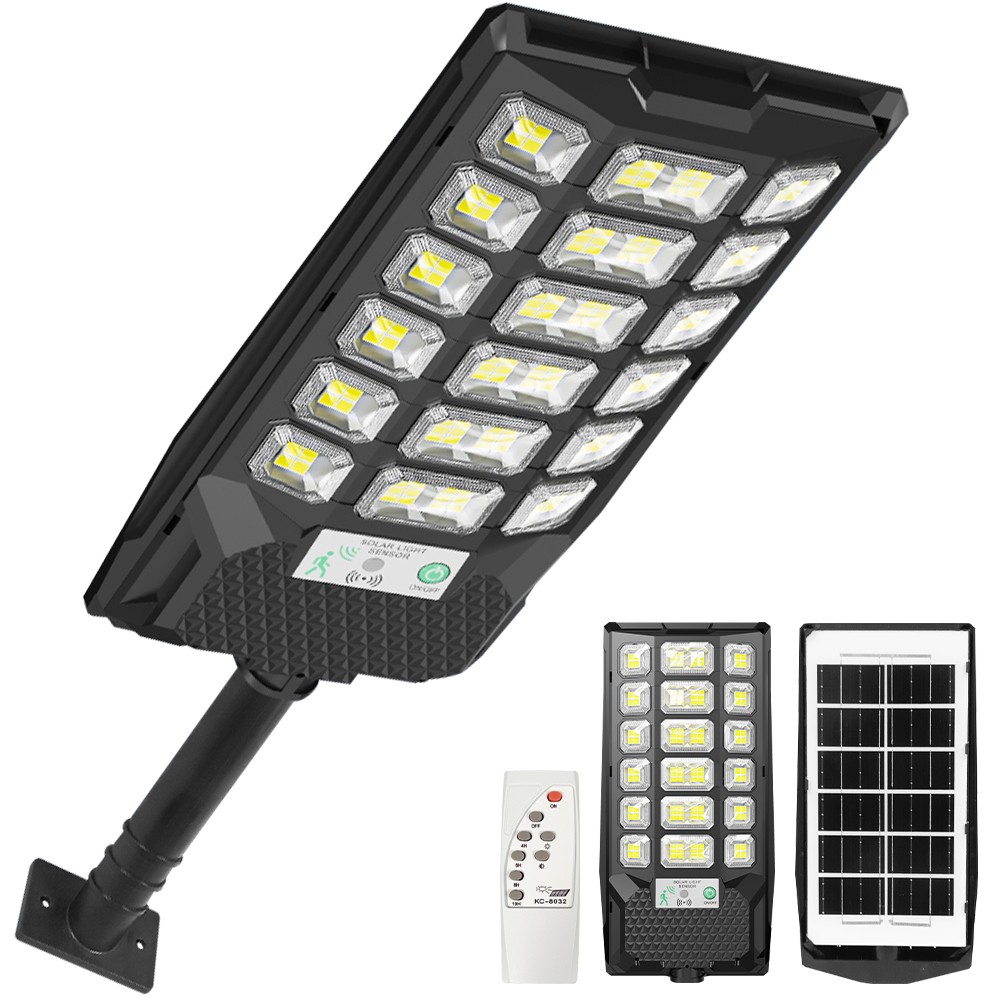 2 Pack Commercial 1000000LM LED Dusk to Dawn Solar Street Light Road Area Lamp