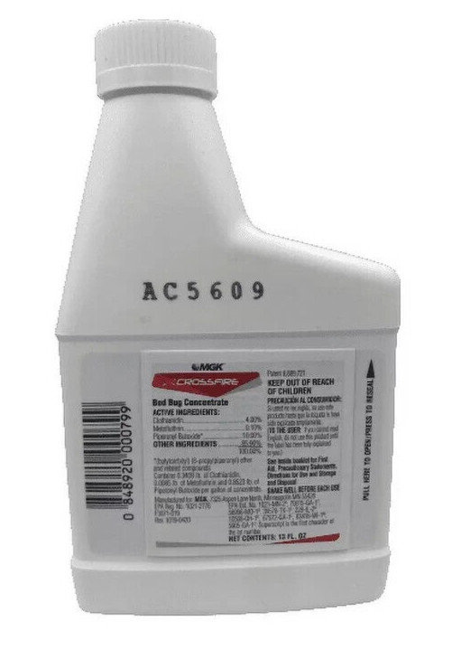 13 oz CrossFire Bed Bug Control Concentrate ~ Kill Bedbugs and Eggs ~ Cross Fire