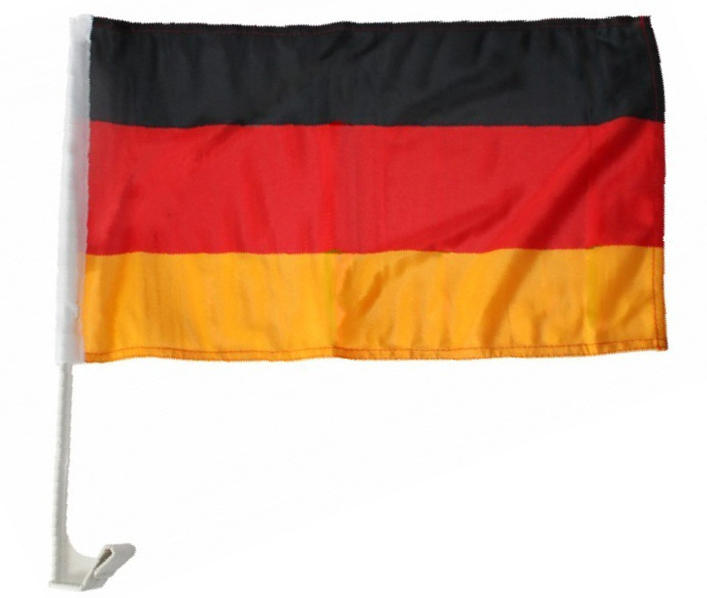 (2 Pack) Germany Country Car Window Vehicle 12×18 12″x18″ Flag