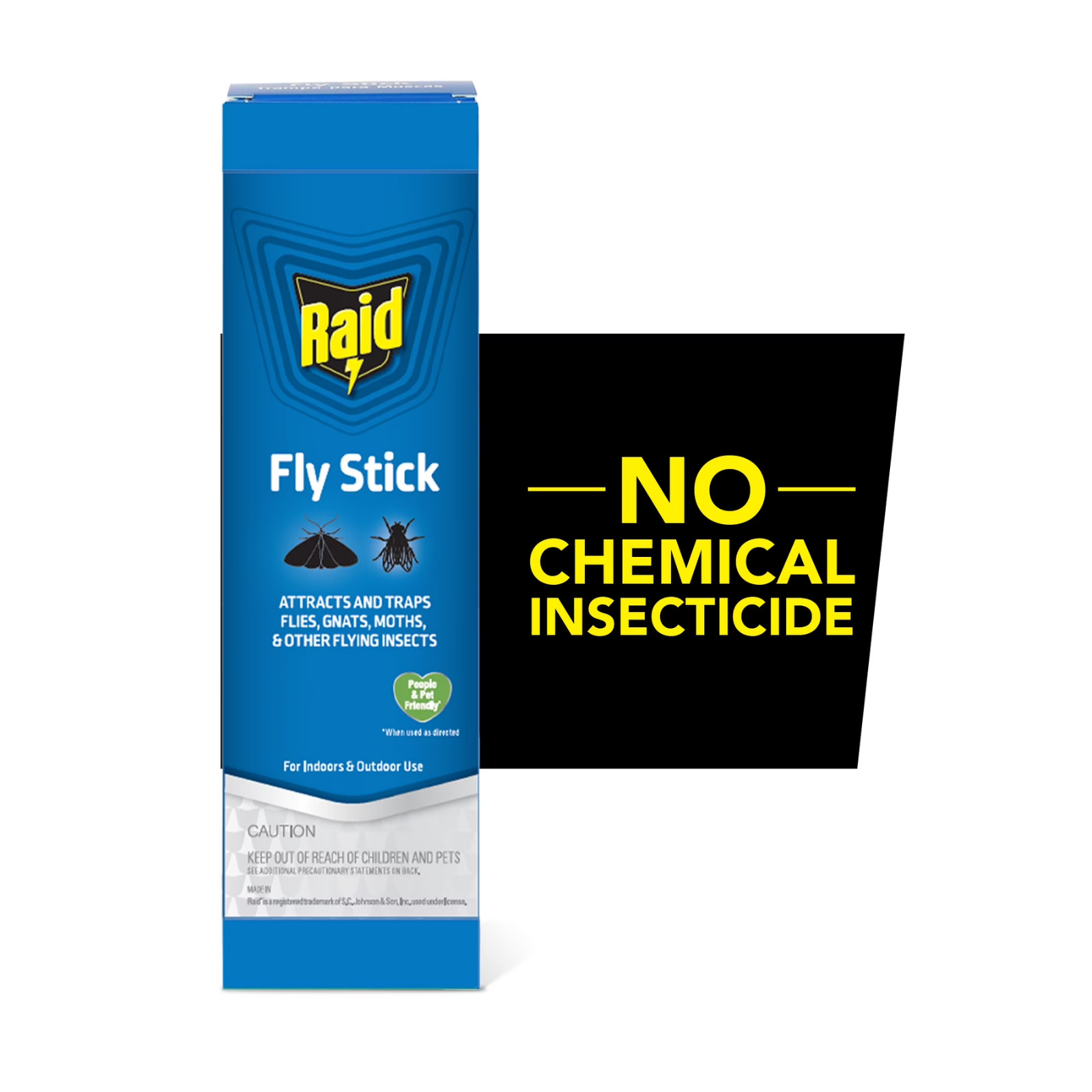 (4 Pack) Raid Fly Stick Trap Window Patio Flying Insect Gnat Bug Catcher – NEW