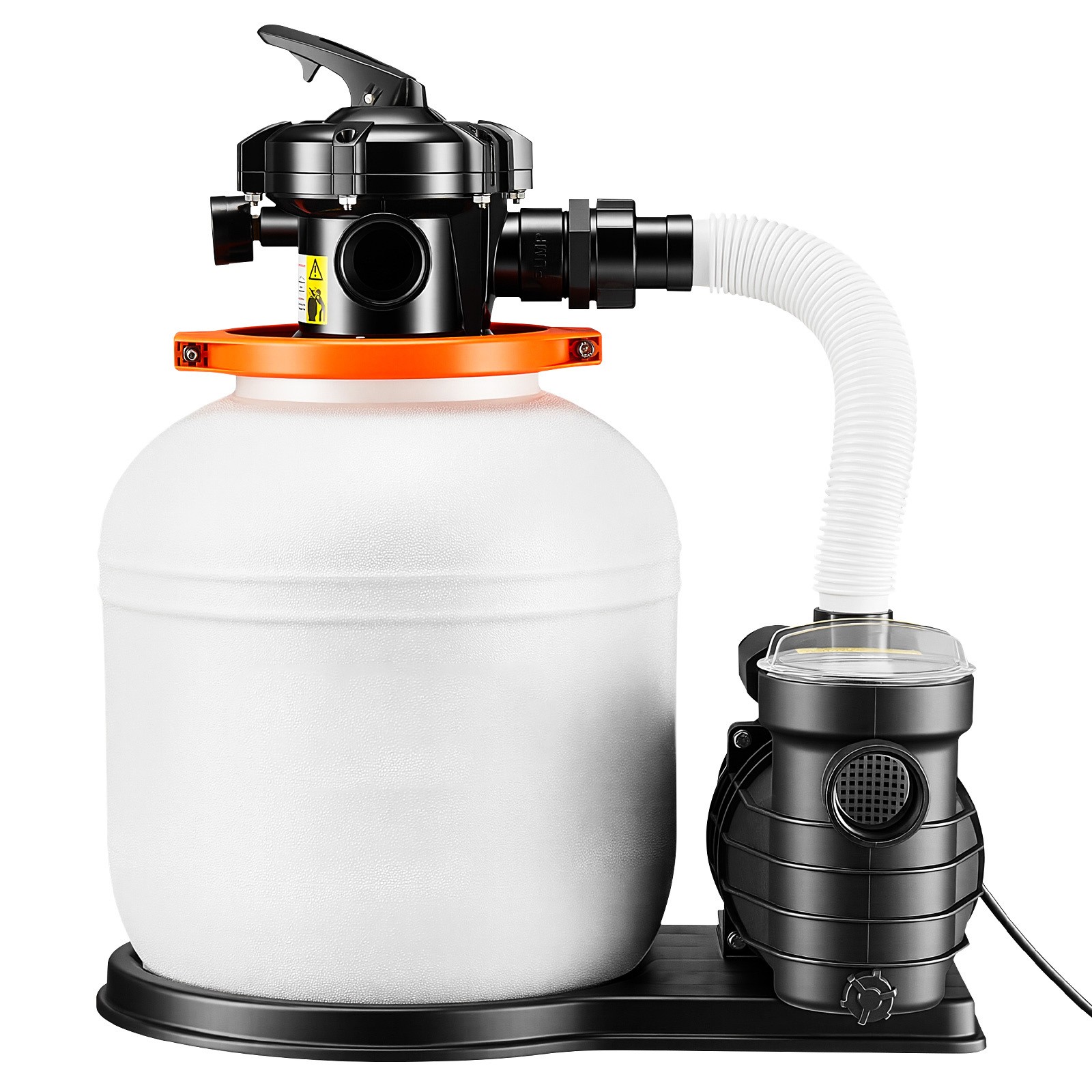 Uimoso 14″ Sand Filter Pump with Timer, 0.75HP, 3500 GPH for Above Ground Pools