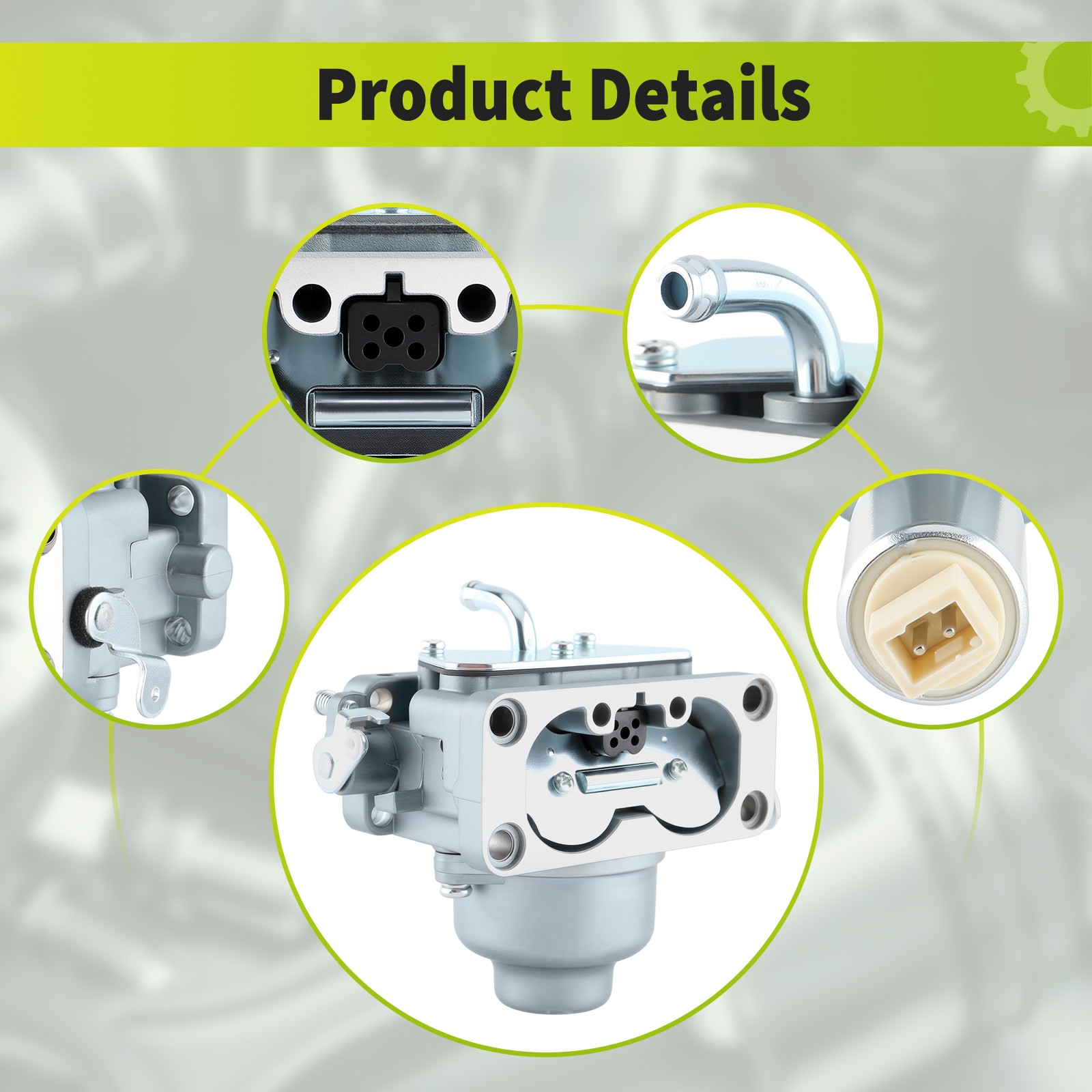 Carburetor For 46″ Husqvarna YTH22V46 960430257 960450045 Tractor w Manual Choke