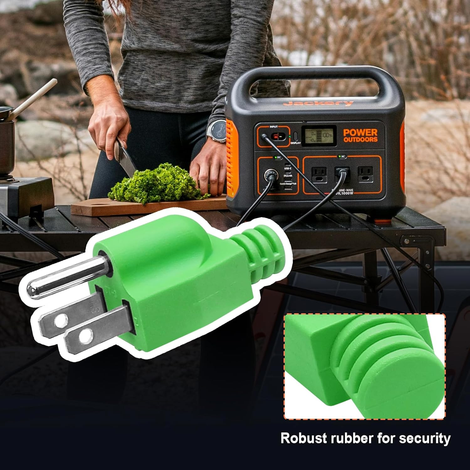 2 Pack Neutral Ground Bonding Plug for Portable Inverter Generator, Surge Protec