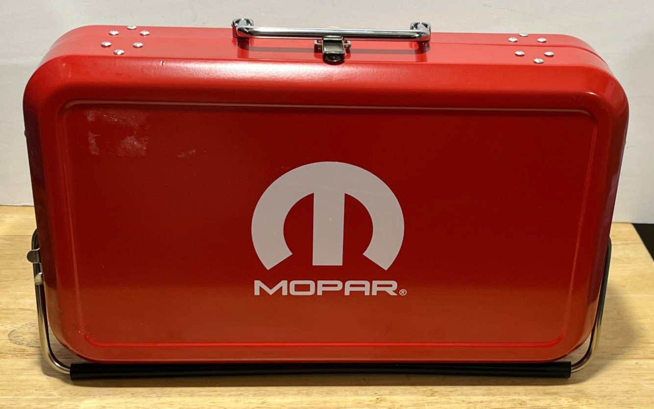 MOPAR branded ~ QuickBite Portable BBQ Suitcase Camping Grill NEW & UNUSED