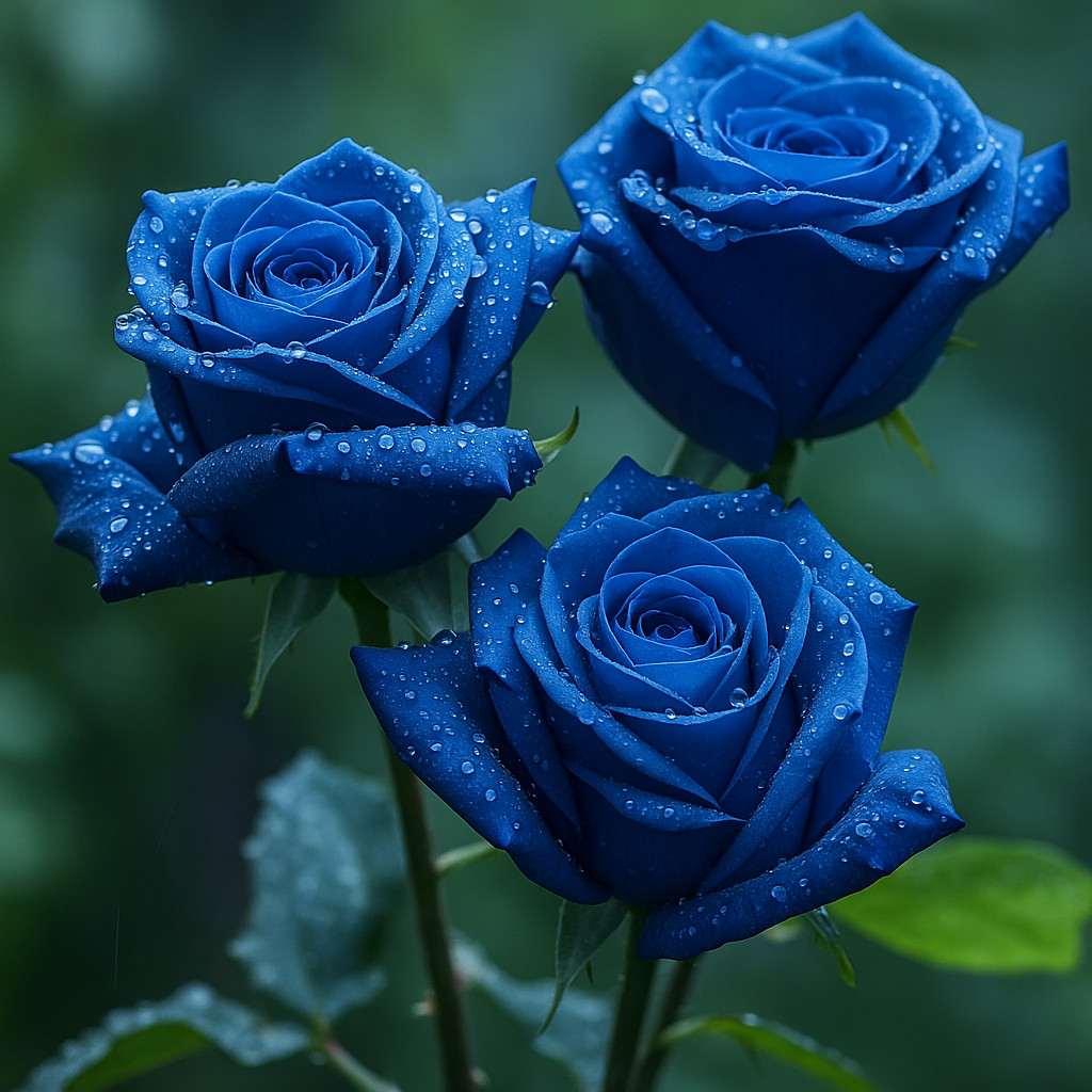 Blue Rose Seeds – 20 Seeds – Unique Color Rose Variety for Decorative Home