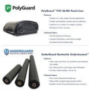 PolyGuard Liners PVC – 15 ft. x 15 ft. 20-Mil Liner and Geo Combo
