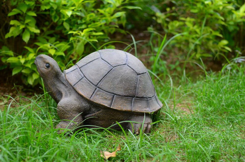 10″ L Turtle Garden Statue Resin Garden Home Decor Tortoise Yard Display