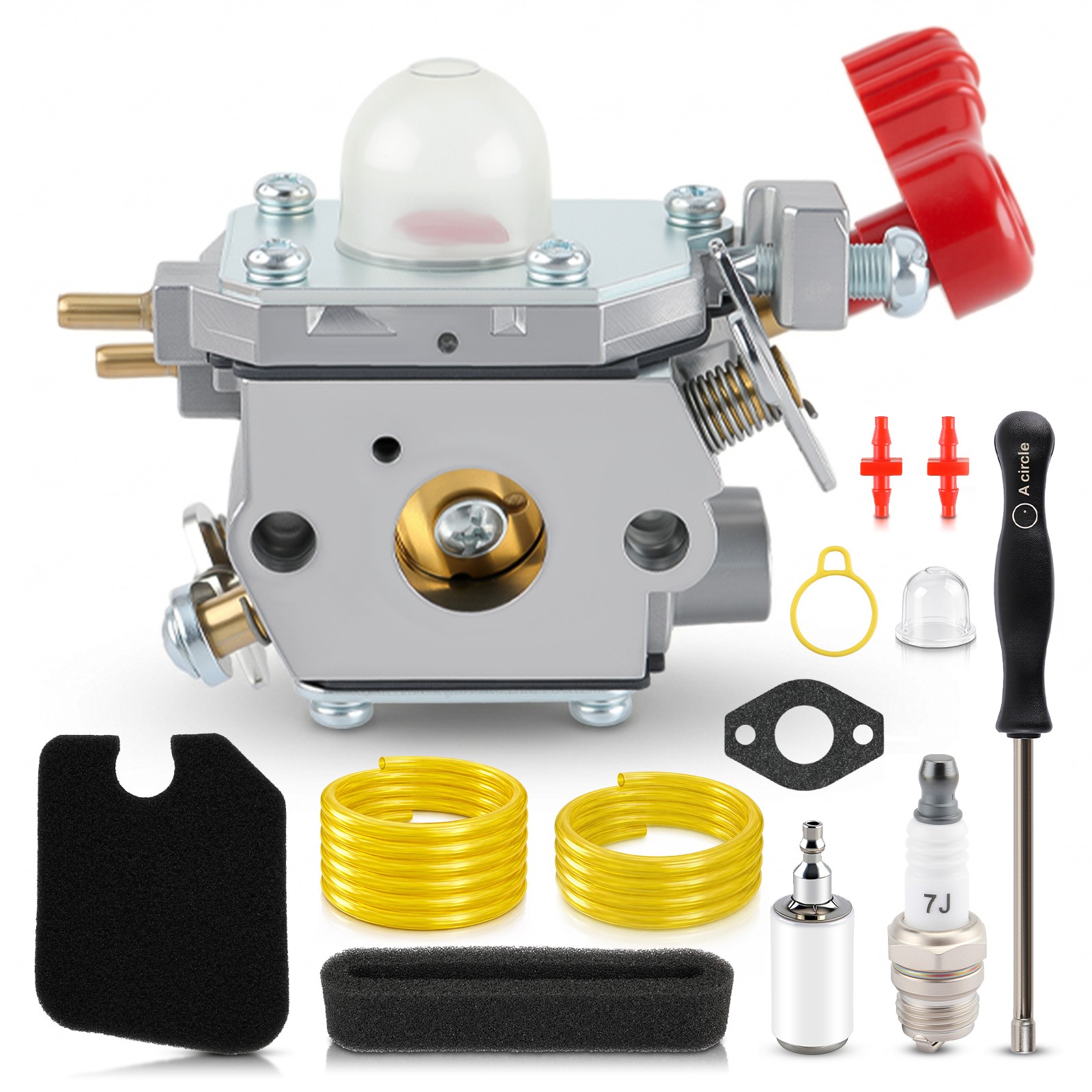 OEM RUIXING Carburetor for Craftsman WC205 WC215 WS205 WS215 WS230 WS235 25cc