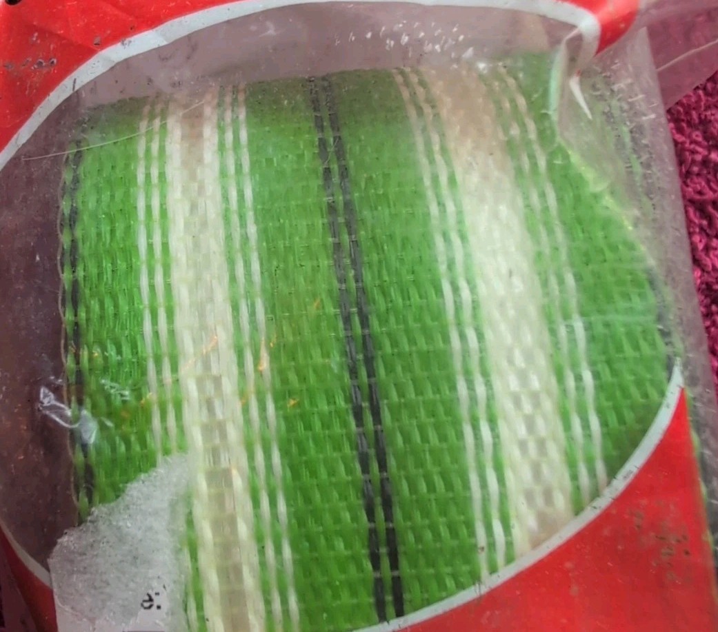 Paradise Re-Web Kit Light Green /White Black Stripes Color 2 1/4” Wide 39′ Long