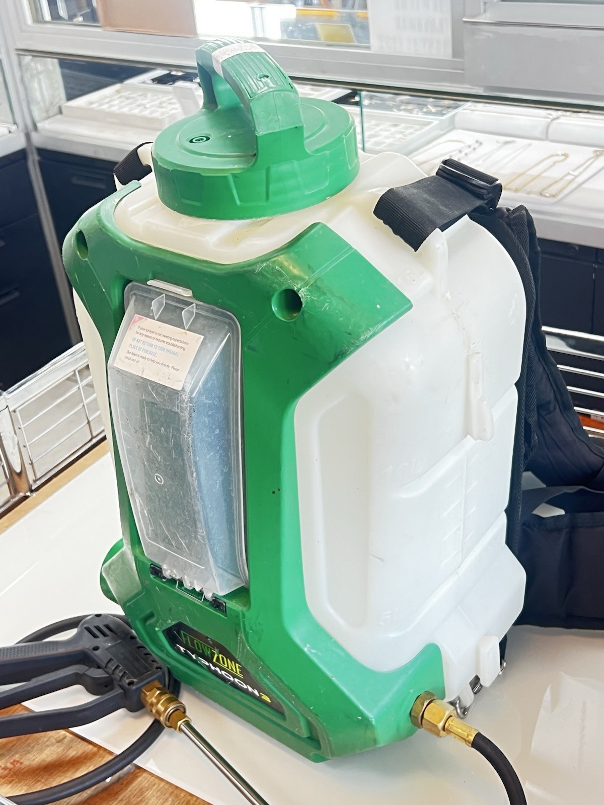FlowZone Typhoon 3 Variable Pressure, Battery Backpack Sprayer 4-Gallon