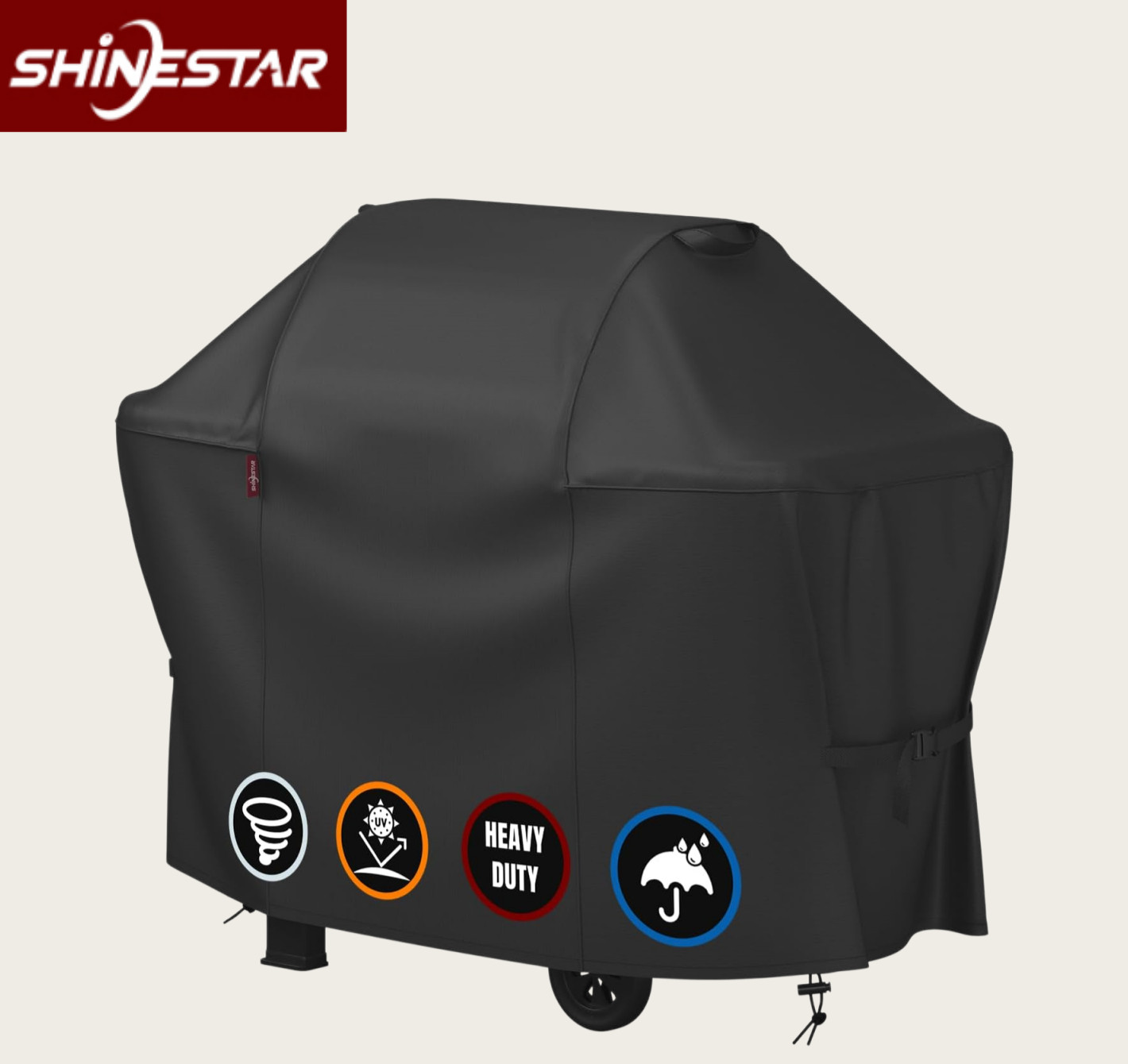 58″ Heavy Duty Waterproof Grill Cover for Weber Genesis II 310 315 330 335 340