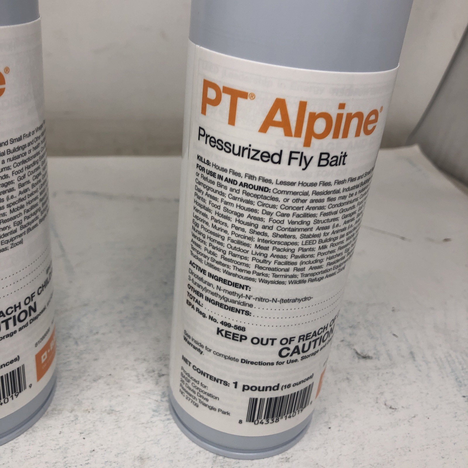 PT Alpine Pressurized Fly Bait 16oz Can Indoor & Outdoor Use (3 PACK)