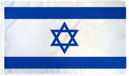 Israel Flag 2x3ft Flag of Israel Israeli Flag 2×3 House 100D SPUN POLYESTER Flag