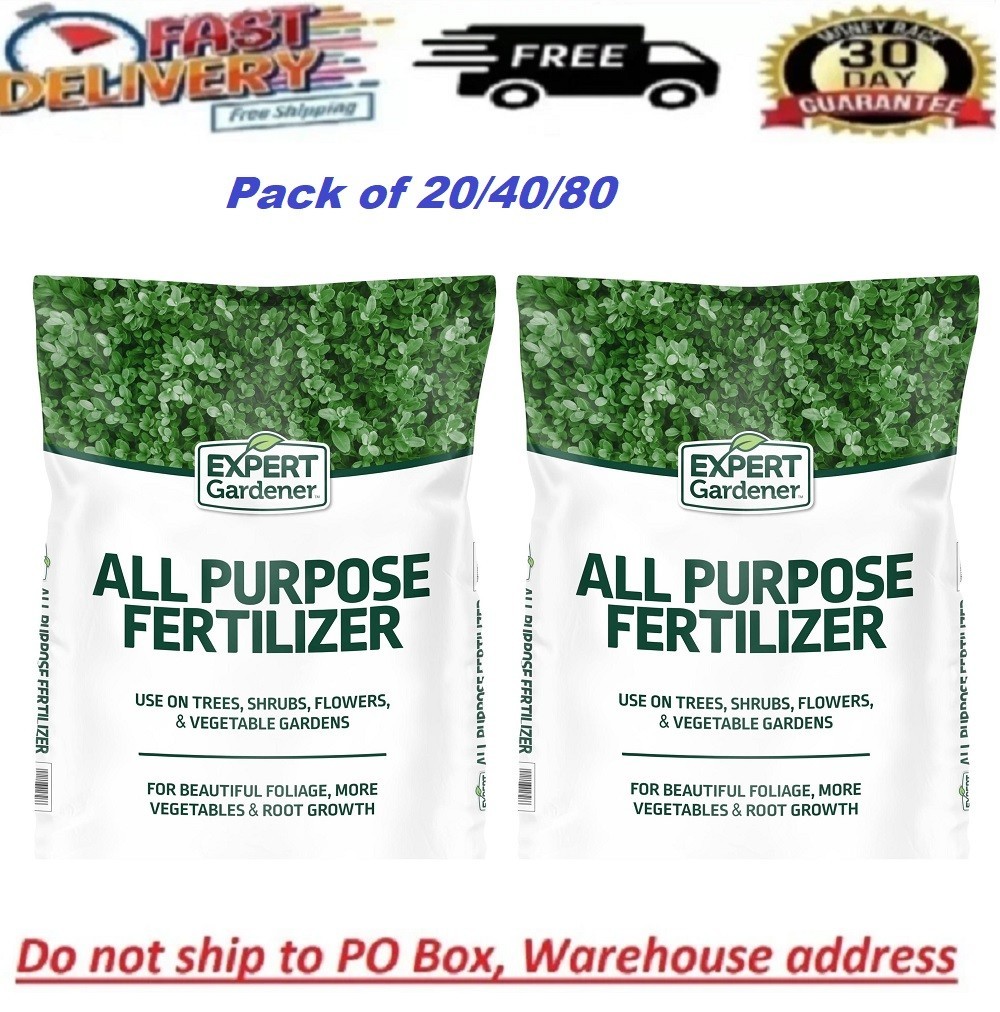 All Purpose Plant Fertilizer 10-10-10 NPK Lawn Food 20/40/80 lb