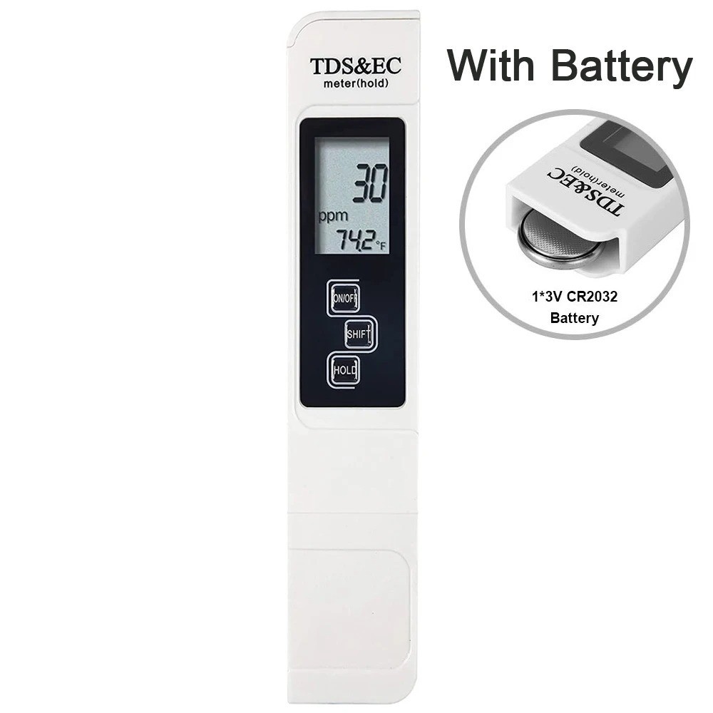 0-9990ppm 2PC TDS Meter Digital Tester Water Quality Testing Kits Drinking Water