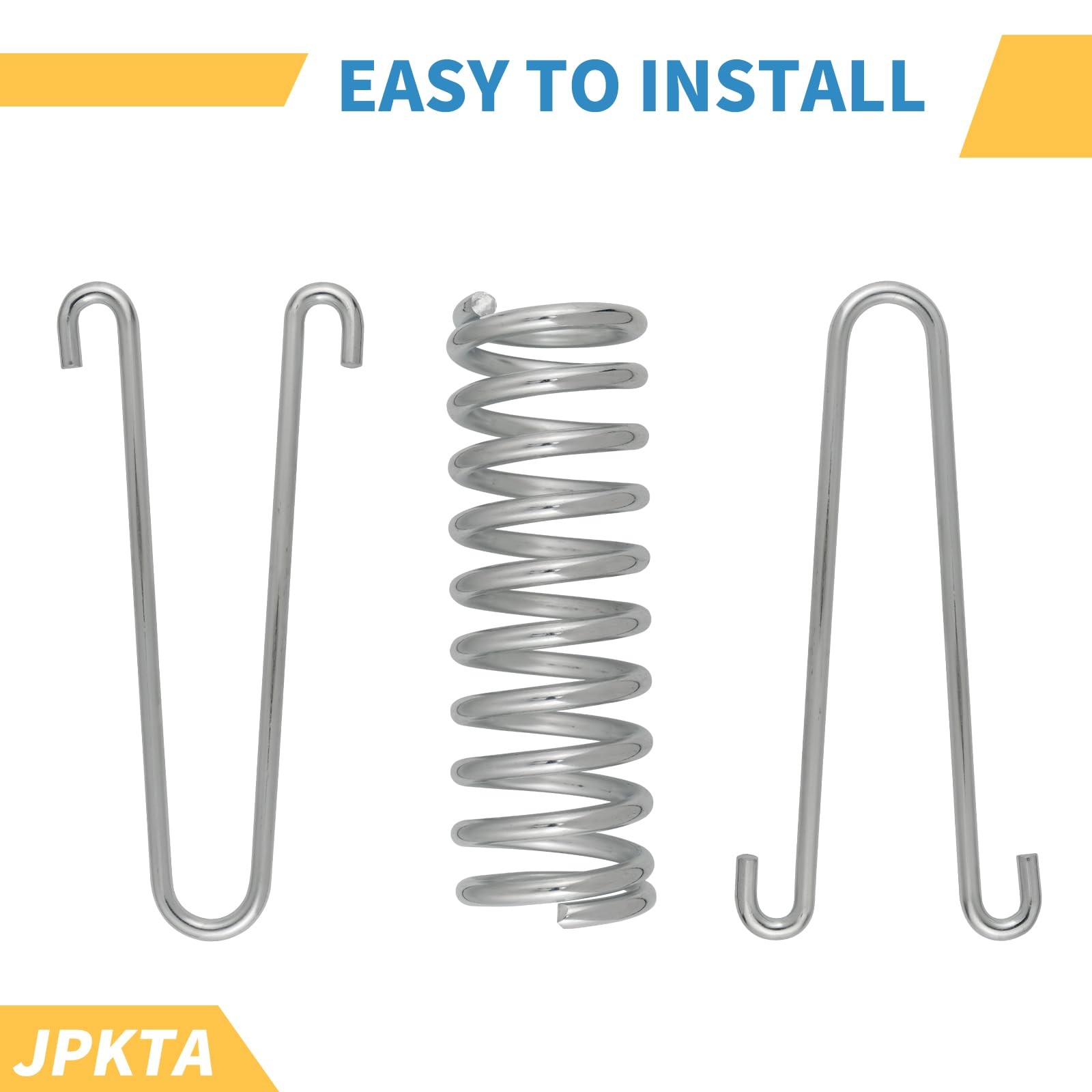 2Pcs Porch Swing Spring 300LB Heavy-Duty Awning for Silver