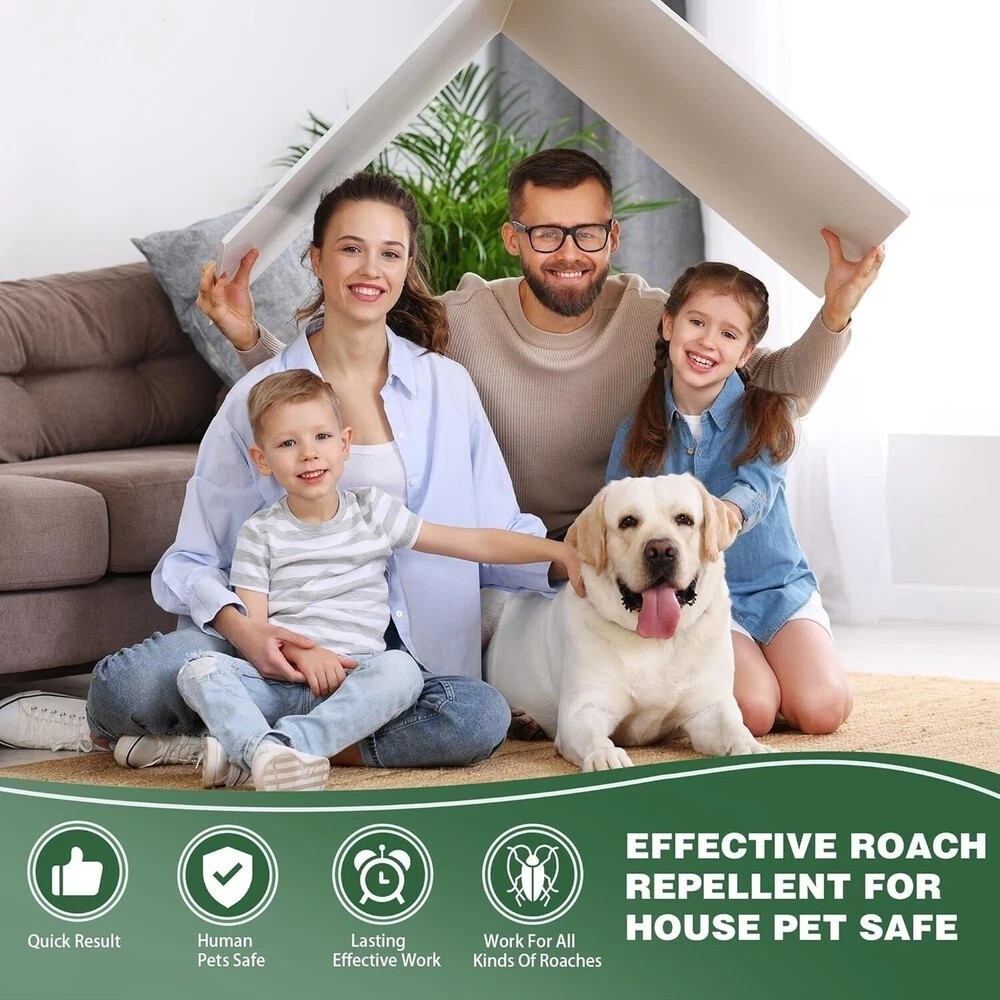 24-72PCS Cockroach Gel Bait Roach Killer Powerful Roach Repellent Bait Trap