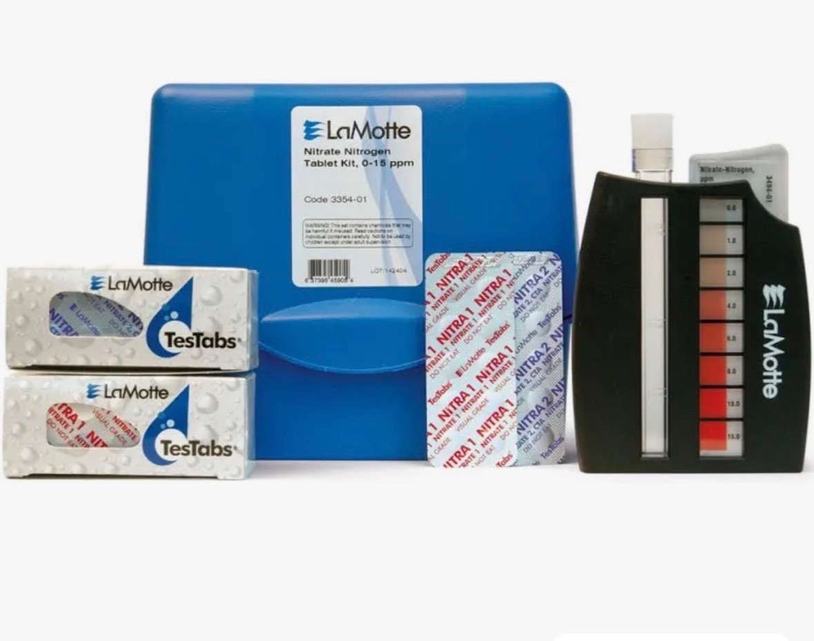 LaMotte 3354-01 Nitrate Nitrogen Tablet Test Kit 0-15 ppm Water Quality Testing