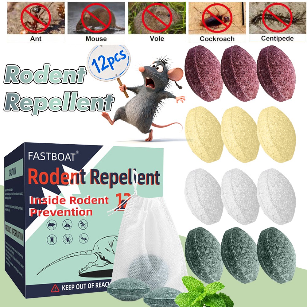 Rat Repellent Balls Peppermint Oil for Mice Rodent Rats Squirrel Pests Repellen！