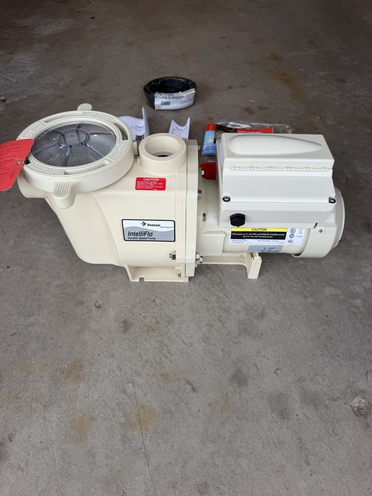 Pentair IntelliFlo VF Variable Speed Programmable 3.0HP 230V Pool Pump 011012
