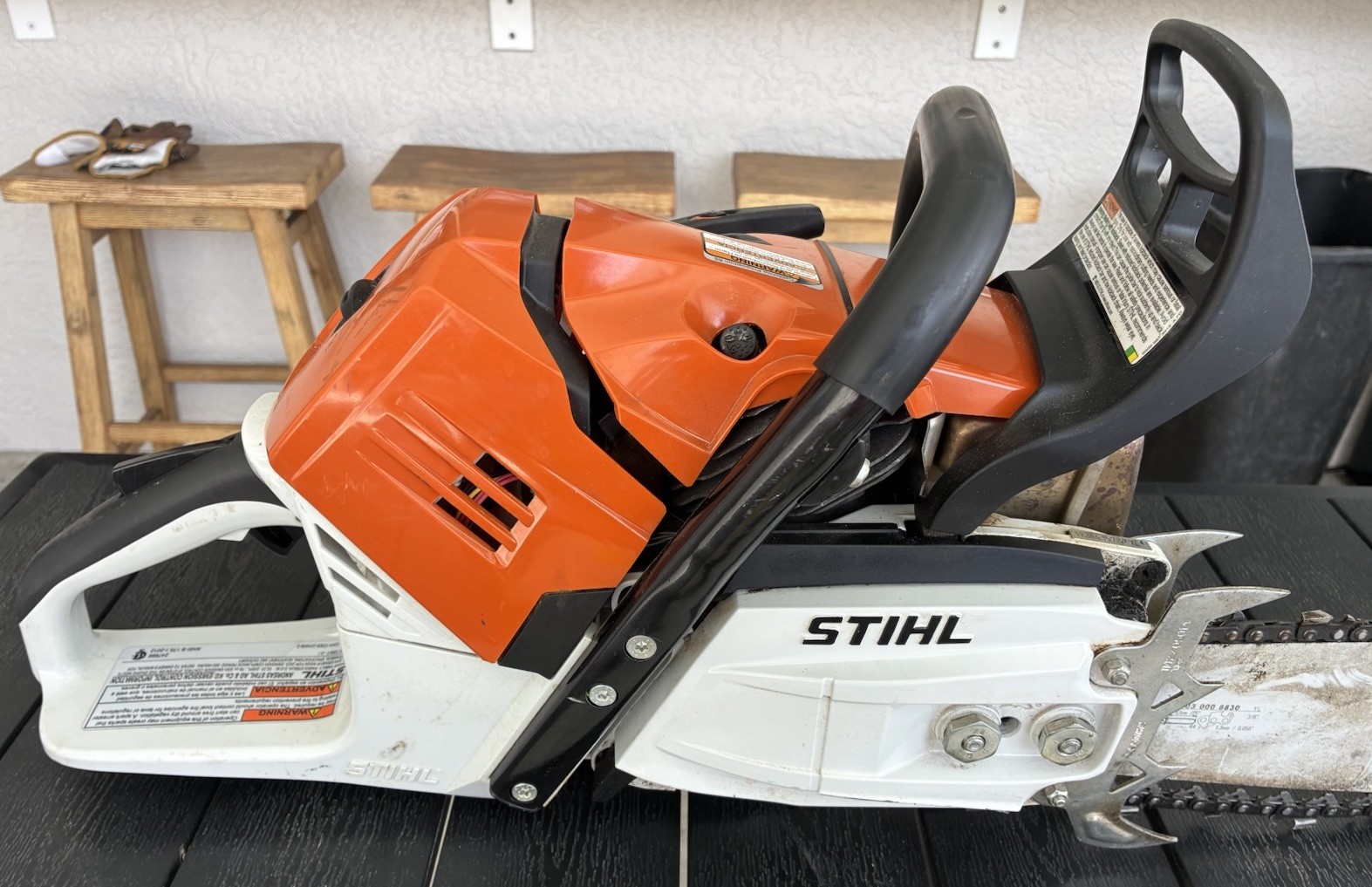 Stihl MS 500i Professional Chainsaw Fired 3 Times