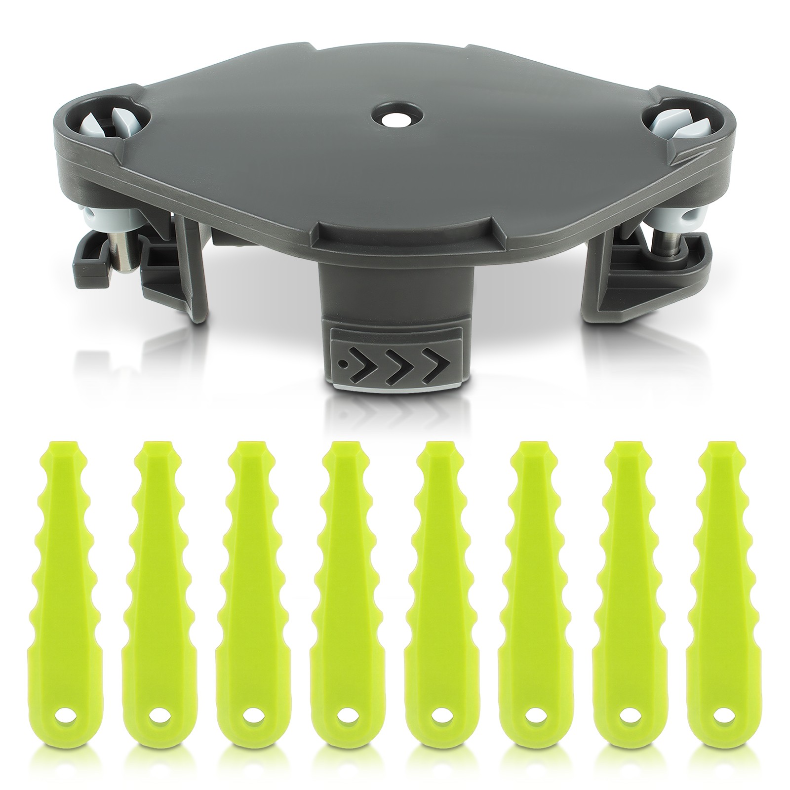 2-in-1 Pivoting Fixed Serrated Bladed & Head For Ryobi P2080, P2008A, P2008