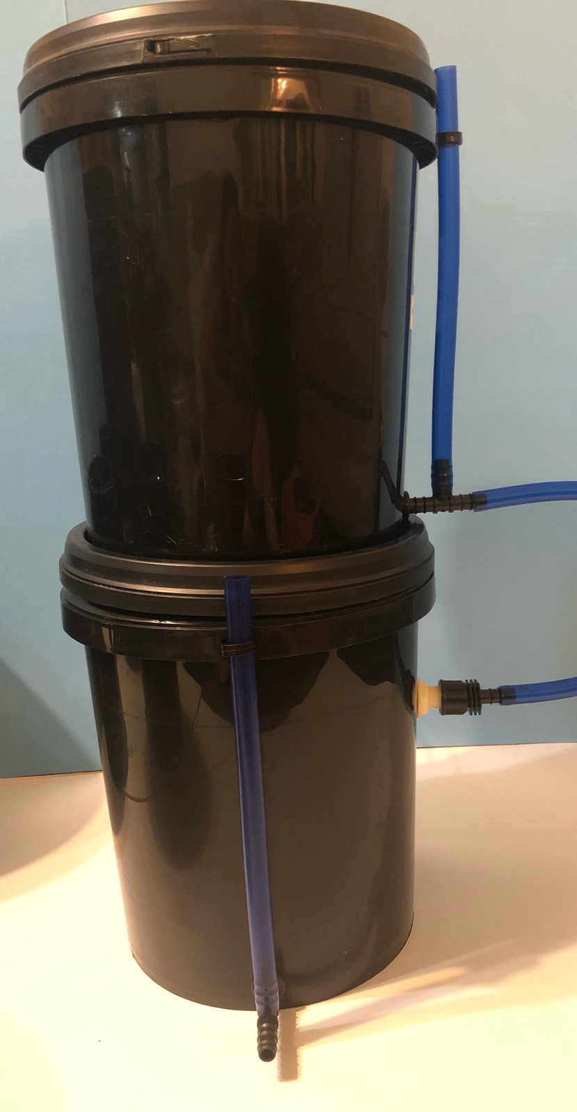 Hydroponic Aero Recirculation Deep Water Culture 30 Gallon Bucket 6 Grow System