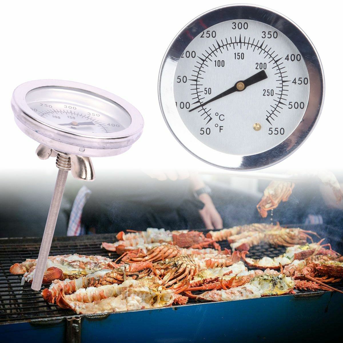 2Pack BBQ Smoker Grill Stainless Steel Barbecue Thermometer Temperature Gauge US