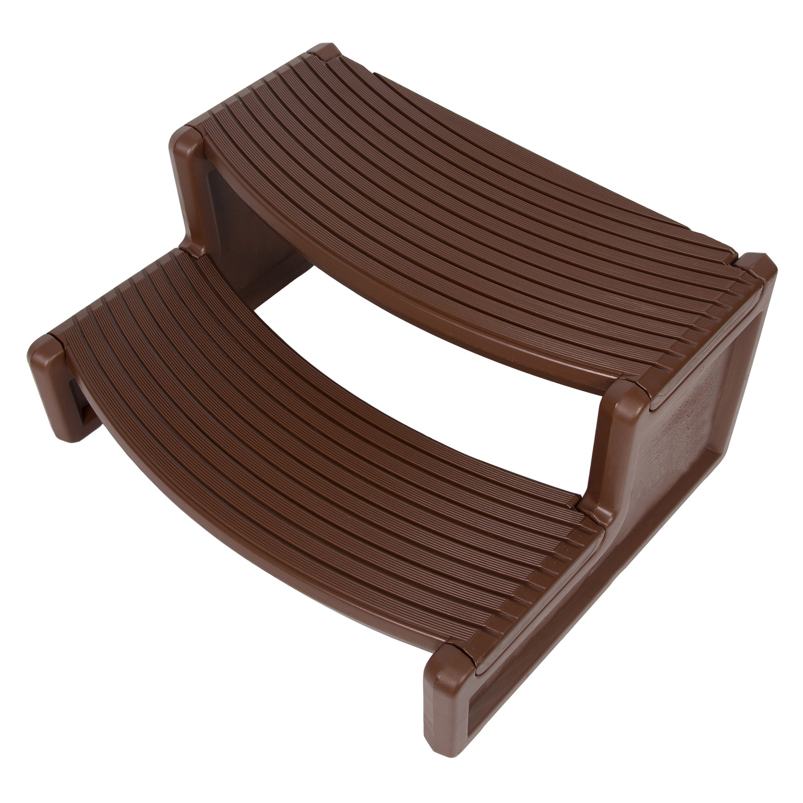Universal Spa Hot Tub Steps No Slip Handi-Step Dark Gray/Black/Carbon Gray/Brown