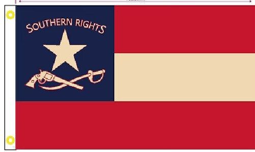 3X5 SOUTHERN RIGHTS CSA VINTAGE REVOLVER KNIFE FLAG BANNER 100D W/ GROMMETS
