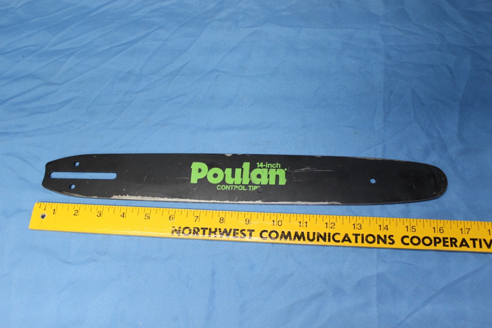 Oregon /Poulan Branded 14 inch Guide Bar – Part# 530-044333 – 3/8″ Low x .050